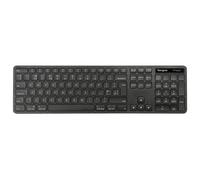 Targus EcoSmart AKB873UK keyboard Universal RF Wireless + Bluetooth QWERTY UK English Black