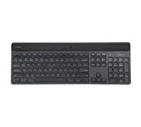 Targus EcoSmart - Keyboard - Sustainable Energy Generation - Antimicrobial - Backlit - Wireless - Bluetooth 5.0 - QWERTY - German - Key Switch: Scissors Key - Black