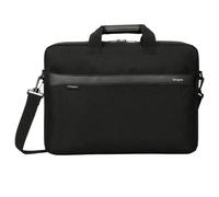 Targus GeoLite Advanced Laptop Briefcase - 16” & 17.3” Sizes - Lightweight, Durable & Water-Resistant Topload Case with Adjustable/Removable Shoulder Strap - Black