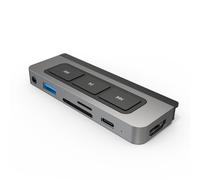 Targus HD449 interface hub USB Type-C 5000 Mbit/s Silver