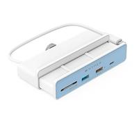 HyperDrive 6in1 USB Hub Adapter USB-C 10Gbps HDMI 4K60Hz for iMac 2021 24 inch