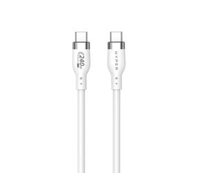 Targus HyperJuice 240W 1M Silicone USB-C to USB-C Tangle-Free Charging Cable