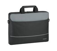 Targus Intellect Topload Travel and Commuter Messenger Bag with Shoulder Strap for 15.6-Inch Laptop, Black (TBT238EU)