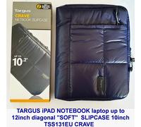TARGUS iPAD Box of 5x SLIPCASEs laptops up to 12inch diagonal 10" TSS131EU CRAVE