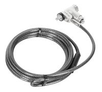 Targus Laptop Cable Lock DEFCON Ultimate ASP95GL - Universal Keyed, Slimline Head, Silver 2 m