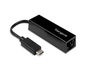 Targus Plugable USB-C Laptop Docking to Gigabit Ethernet Adapter Slim & portable design, Black (ACA930EUZ)