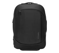 Targus Rolling Backpack, Fits Laptops up to 16", Mobile Tech Traveller, TSA Friendly, 35-40L Capacity, Black