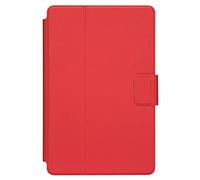 Targus SafeFit Universal Tablet Case for 9-10.5-Inch 360-Degree Rotating Tablet Case with Hands Free Standup Case, Military Grade Drop- Safe Protection, Water-resistant, Anti-Scratch, Red (THZ78503GL)