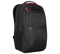 Targus Gaming Backpack fits Laptops up to 17.3", Padded Laptop Compartment, Headset Loop, Large Capacity, Ergonomic Shoulder Straps, Trolley Strap, Black