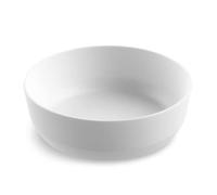 TarHong Edge Matte Dinner Bowl for Cereal/ Pasta/Salad/Soup, 7.4-Inch, 42.5-Ounce, Pure Melamine, Shatterproof, Matte White, Set of 6