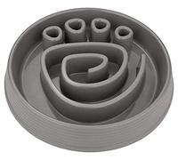 TarHong Grey Paw Maze Slow Chow™ Pet Bowl, Medium