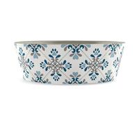 TarHong Pawsitano Tile Pet Bowl, Made with Majority Plant Based Materials, Large, 5 Cup Capacity