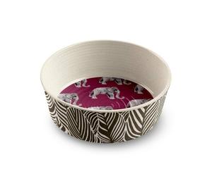 Tarhong Safari Pet Bowl Elephant - Medium (6.7inch x 2.3inch)