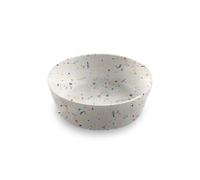 TarHong Terrazzo Brights Pet Bowl for Water and Food, Merge (Bamboo and Pure Melamine), Small, 1.5 Cup