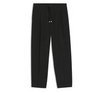 HUGO Modern-fit trousers in stretch-cotton seersucker - Style Tari262X, 50559107 Black 30R