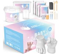 Taricor 3D Baby Hand Casting Kit, Non-Toxic Baby Hand and Foot Casting Kit with Paints, Skin-Safe DIY Baby Plaster Casting Kit Personalised Keepsake Baby Shower Gifts for New Mums Dads