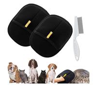 Tarifa Pets Hair Remover,Goalintent Pet Glove,Tarifa Pets Mitt,Pet Hair Remover Electrostatic Gloves,Goal Intent Glove,Double-Sided Gloves For Pets,GoalIntent Electrostatic Gloves,Reusable (2PC)