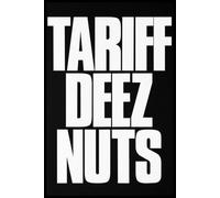 TARIFF DEEZ NUTS Notebook: 110 Lined Pages | 6x9 Inch | Ideal for Journaling, Note-Taking, or Daily Reflections