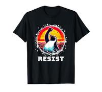 Tariffs Shirt Resist Penguin Activism Graphic Design Resist T-Shirt