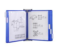 Tarifold A4 Wall Unit with 10 Blue Pockets
