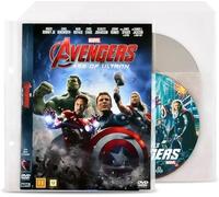 Tarifold DVD Protective Sleeve with Felt Insert, Holds 2 DVD Disc’s, Binder Holes, Space for Cover, Closing Flap, 50/Pack (10269)