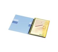 Tarifold A4 Punched Plastic Wallets/Envelopes/Folders/Poly Pockets for Ringbinder (with Scratch Closure) - 12 Pcs in Assorted Colors - 510229
