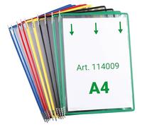 Tarifold Technic Pockets for Display Units PVC A4 Assorted Ref 114009 [Pack of 10]
