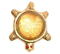 Tarini Gallery Brass Pital Kachua Tortoise with Sampoorna Shri Yantra Shri Kuber Shri Vyapar Vridhi Yantra Wealth Fortune Prosperity For Pooja Home Temple and Gifting (Tortoise Sampoorna Shri Yantra)
