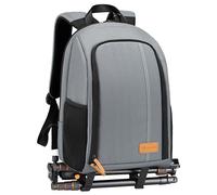 TARION Camera Backpack, Photography Backpack with Large Capacity, Padded Insert, 15'' Laptop Compartment, Professional Waterproof Camera Bag for DSLR SLR Canon Nikon Fuji Sony Cameras (Grey)