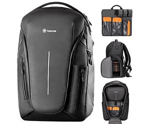 TARION Camera Backpack Large Capacity Camera Bag with 15.6'' Laptop Compartment, Professional Waterproof Photography Backpacks (Zone)