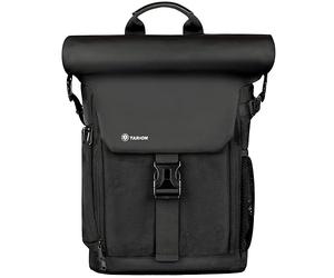 TARION Camera Backpack Rolltop Photography Backpack with Removable Laptop Case 2 in 1 Large Capacity Camera Bag with Waterproof Rain Cover for DSLR SLR Cameras (SP-01 Black)