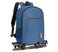TARION Camera Bag Backpack for Photographers: Photography Camera Backpack with Laptop Compartment Waterproof Raincover Photo Backpack Bag Blue TB-M