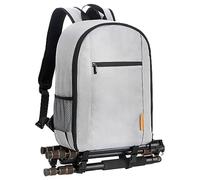 TARION Camera Backpack Bag for Photographers: DSLR Camera Bag with Laptop Compartment Waterproof Raincover Travel Photo Backpack Bag Case Grey TB-M