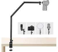 TARION Camera Desk Mount Stand - Articulating Arm, Flexible Overhead Mount, Adj