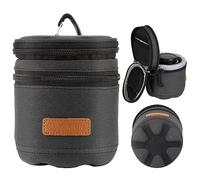 TARION Camera Lens Case Shockproof - Hard Case Camera Lens Pouch Padded Camera Lens Carry Bag for DSLR SLR Lens All-Round Protection Professional Lens Storage Bag Black Size HLB-S 11x13.5cm