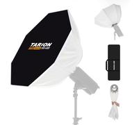TARION Collapsible Softbox with Bowens Mount - 65cm Innovative Reflect-Diffuse Swap Octagon Soft Box with One-Step Setup for Studio Photography Compatible with COB Lights Speedlite FB-65 SOFTBEAM