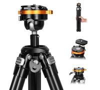 TARION Compact Travel Tripod for Camera: Portable Lightweight Aluminum Camera Tripod Stand with Ball Head Quick Release System, 60in/152cm Tall