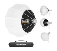 TARION Lantern Softbox with One-Step Setup - 26in/65cm Quick Release Ball Soft Box with Bowens Mount Speedring 360° Light Diffuser Easy Foldable Globe Softbox for Light Photography SP-65 SOFTBEAM