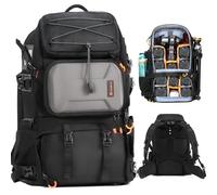 TARION Large Camera Backpack 30L- Professional DSLR Camera Bag with 17.3" Laptop Compartment Side Access Tripod Holder Waterproof Rain Cover PB02