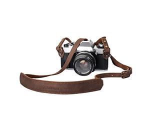 TARION Leather Camera Strap Long DSLR Camera Neck Straps Vintage Adjustable 118-145cm SLR Camera Shoulder Straps Belt Cord Brown L1