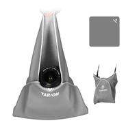 TARION Lens Camera Wrap Self-Adhesive - Anti-Scratch Lens Wrapping Lightweight Foldable Magic Cloth for Travel Protective Camera Bag Insert for Gears DLSR SLR Lens Tablet 18.5x18.5(47x47cm) Grey