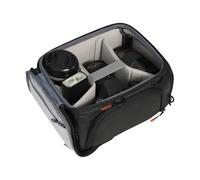 TARION Padded Camera Bag Insert - Protective Small Camera Cube With Quick Access & Metal Frame for DSLR SLR Mirrorless Camera (ShellCore S)