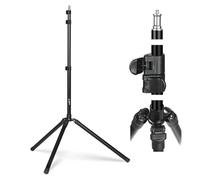 TARION Studio Light Stand 190cm Portable Photographic Lighting Tripod Stand Foldable Photo Stand Boom Aluminum Professional Lighting Stand for Photography Reflector Umbrella Softbox (FLS-20T)