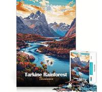 Tarkine Rainforest Tasmania 1000 Teenager Pieces Jigsaw Puzzle Mind Exercise Toy Bonding Time Precision Cut Art Collection Piece (50x75cm)
