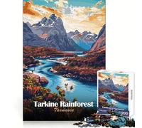 Tarkine Rainforest Tasmania Hard Jigsaw Puzzle for Adults 1000 Pieces Strengthen Recall Stress Release Premium Edge Fine Art Piece (38x26cm)