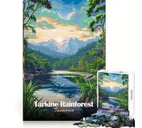 Tarkine Rainforest, Tasmania Jigsaw Puzzles 1000 Pieces for Adults Think Smart Toy Indoor Play Accurate Cut Lovely Gift (38x52cm)
