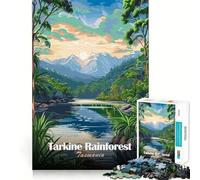 Tarkine Rainforest, Tasmania Jigsaw Puzzles 1000 Pieces for Adults Think Smart Toy Indoor Play Accurate Cut Lovely Gift (38x52cm)