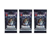 Tarkir: Dragon Storm - 3 x Play Booster | German | 14 Playing Cards | Magic: The Gathering MTG | Draft & Set-Booster Combined