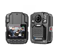 Tarkonn - Body Camera with Audio Video Recording, 4K/2160P Body Camera, 2 x 1950mAh Batteries, Night Vision, GPS, 128G Body Camera, Police Body Camera