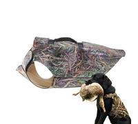 Tarnweste für Hunde Camouflage-Hundeweste, Hundebekleidung Bequeme Jagdweste Hundetrainingsweste, Sportliche Hundewesten, Tarn-Hundesicherheitsweste für Outdoor, Jagd und Wassertraining